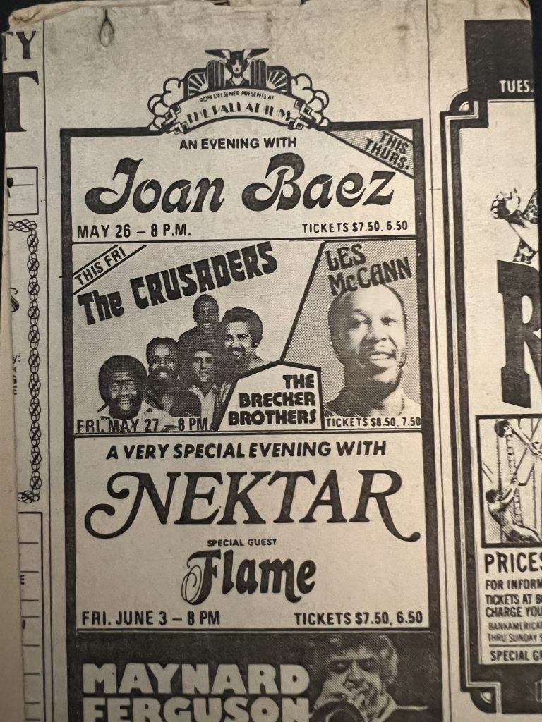 Nektar live at the palladium 1977